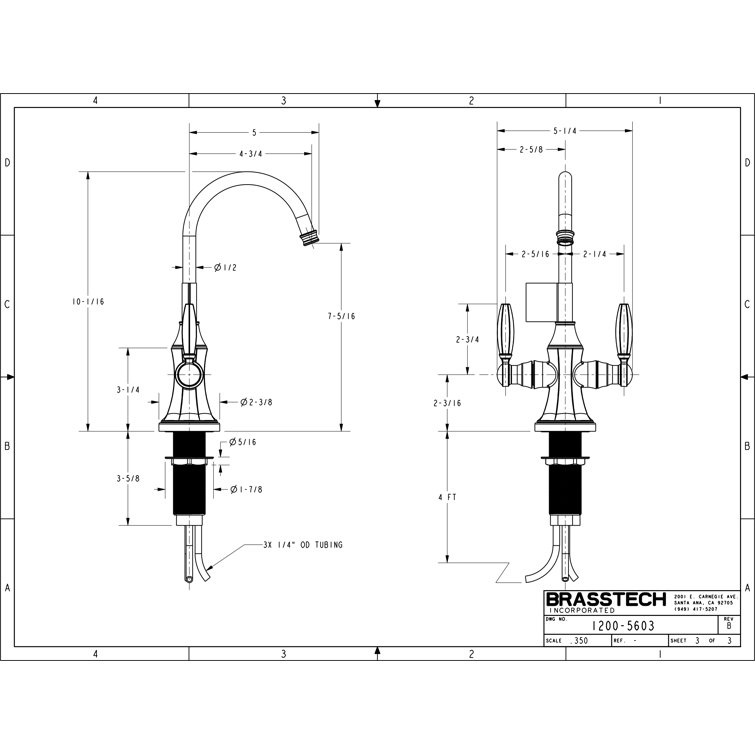 Newport Brass Metropole Touch Hot and Cold Water Dispenser Wayfair Canada